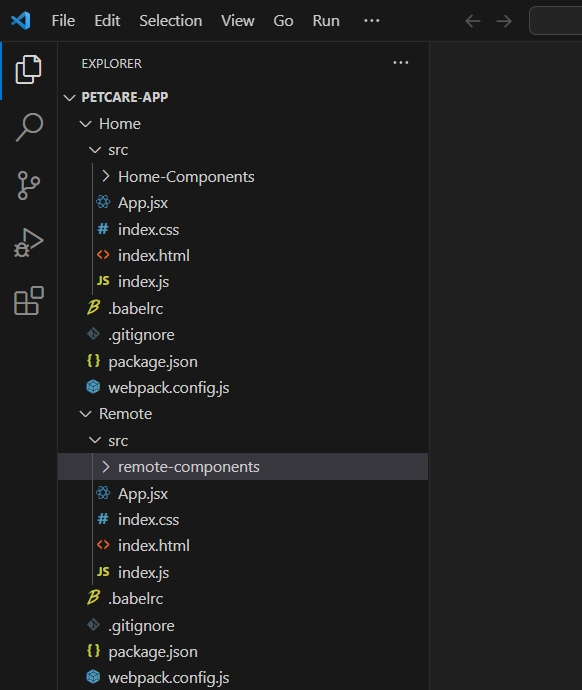 Folder Structure as a part of Implementation