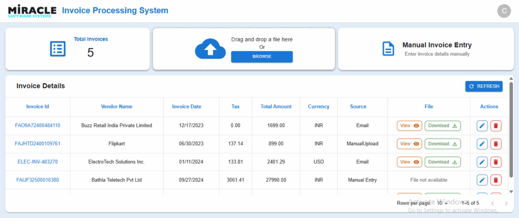 Automating Invoice Processing with Azure AI – Blog | Miracle Software ...